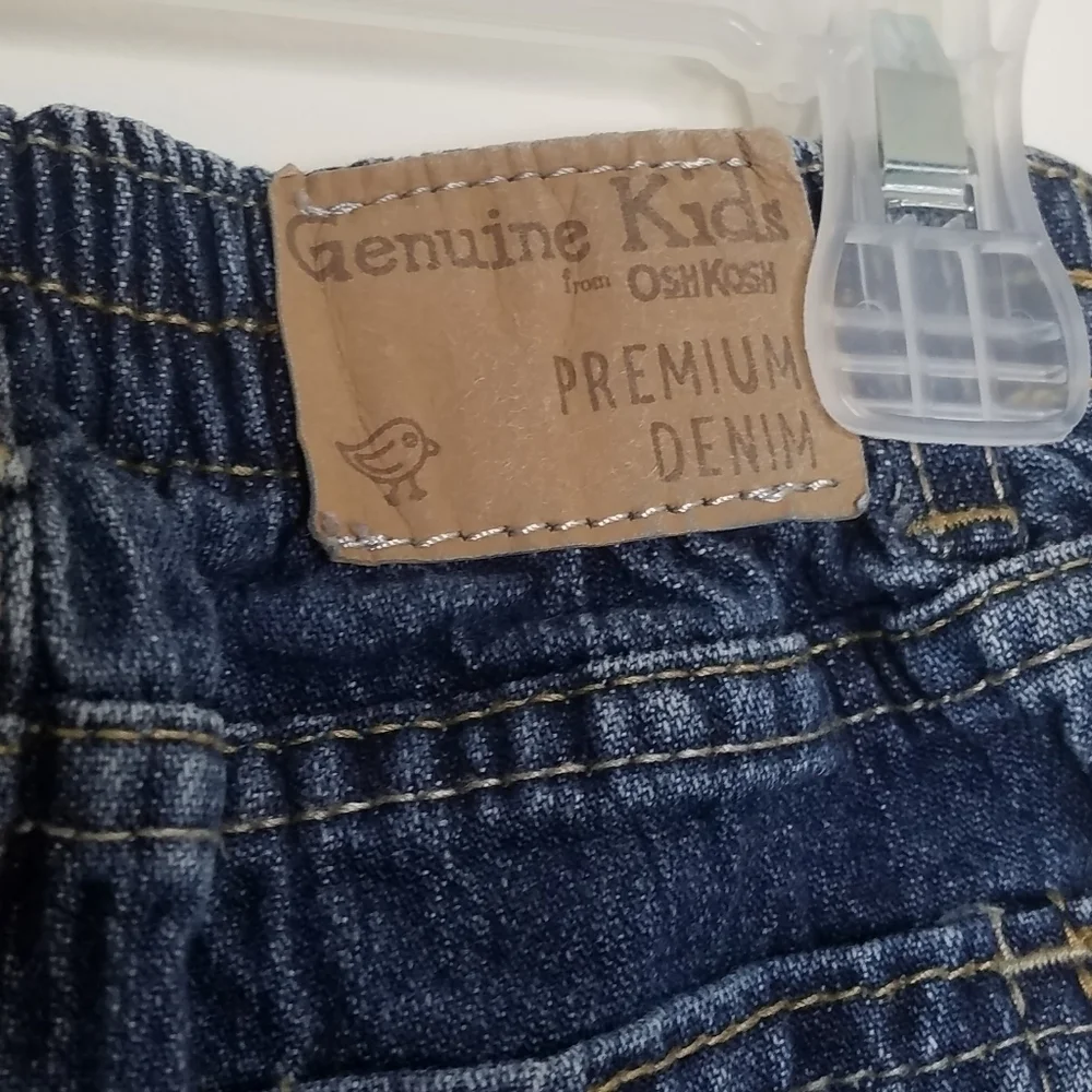 Genuine Kids Embroidered Flower Denim Jeans 18m